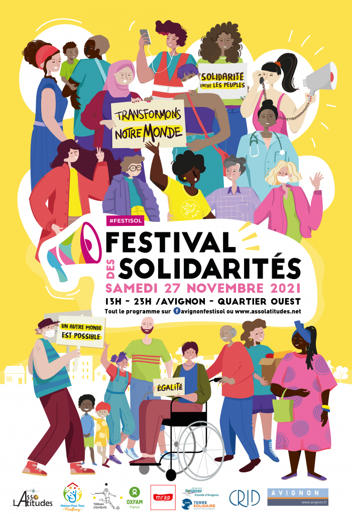 ((( A VOS AGENDAS ))) Festival des Solidarités à Avignon le 27 Novembre !